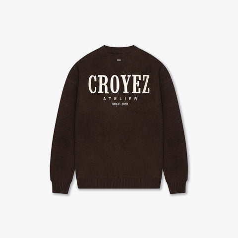 Croyez Gallery Knit Sweater Black
