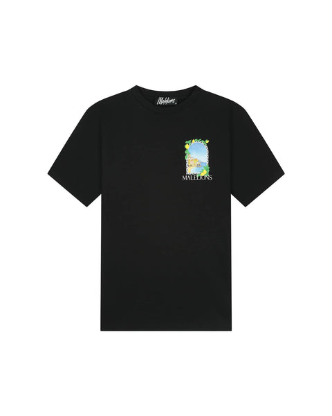 Malelions Amalfi Window T-Shirt Black