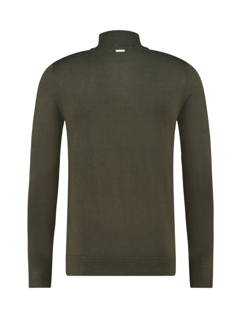 Purewhite Essental Turtleneck Trui Groen
