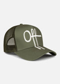 Off The Pitch The Sage Trucker Cap Groen
