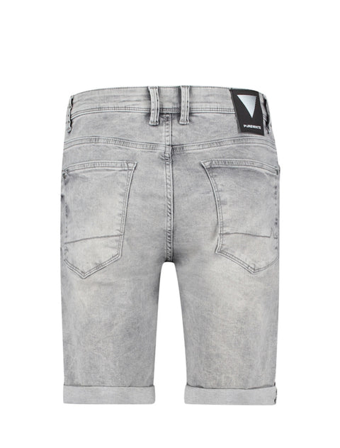 Purewhite The Steve Short Jeans Grijs