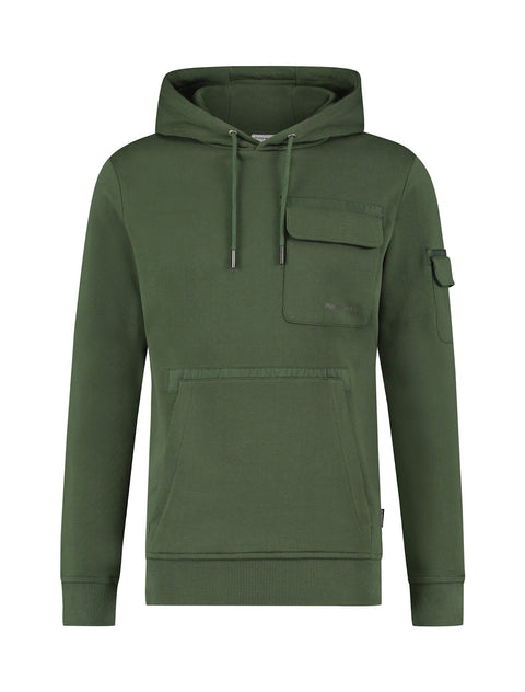 Purewhite Tactical Hoodie Groen