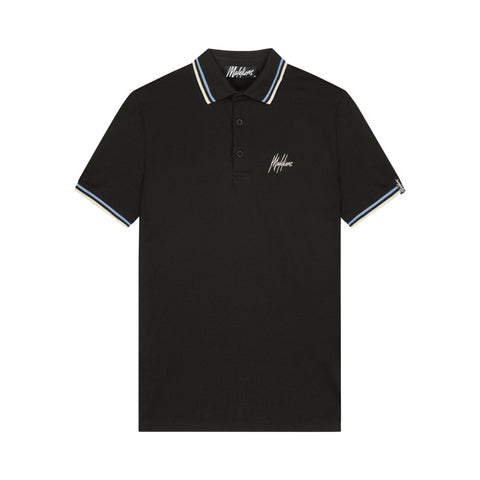 Malelions Signature Polo Zwart