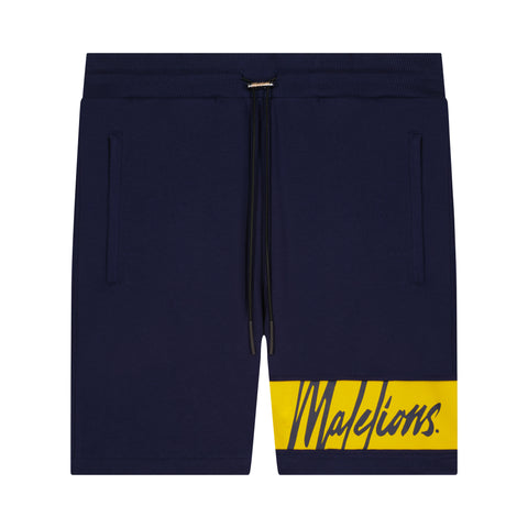 Malelions Captain Short Blauw/Geel